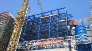 扬州市生活垃圾焚烧发电项目二期工程锅炉水压试验一次性成功