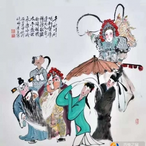 陈景立庆祝中华人民共和国成立70周年参展作品